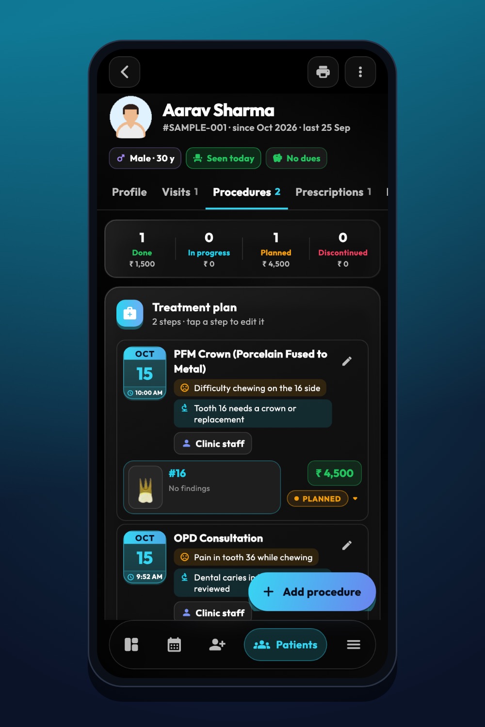 A real example — iDentist.Live on a phone